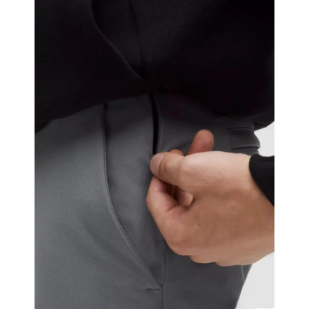 Lululemon ABC Slim-Fit Performance Trousers grey Sz 30 Golf Athleisure Old Money